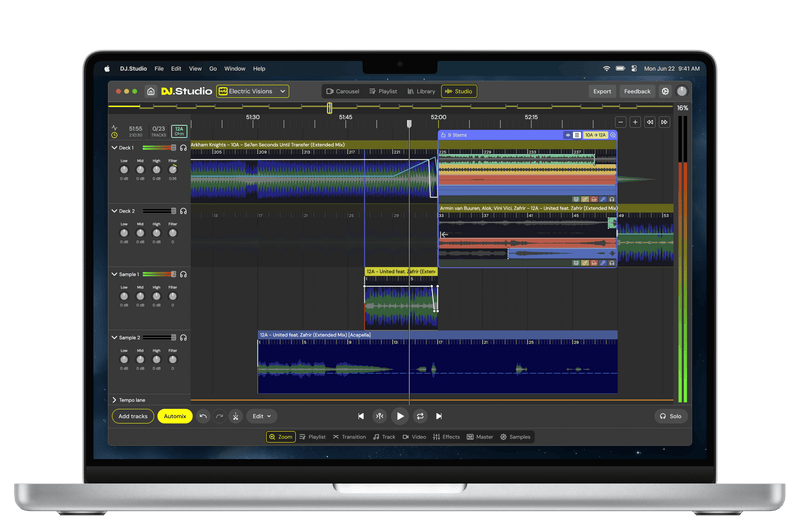 DJ.Studio Pro Edition DAW for DJ Mixing