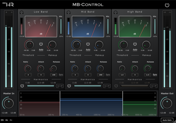 THR Audio MB-Control Multiband Compressor Plug-In