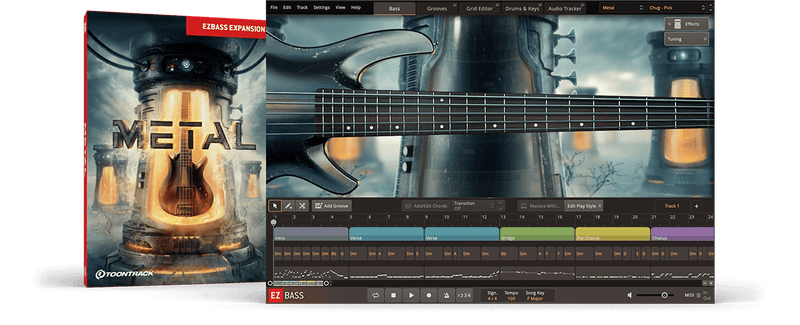 Toontrack Metal EBX Expansion Pack for EZ Bass
