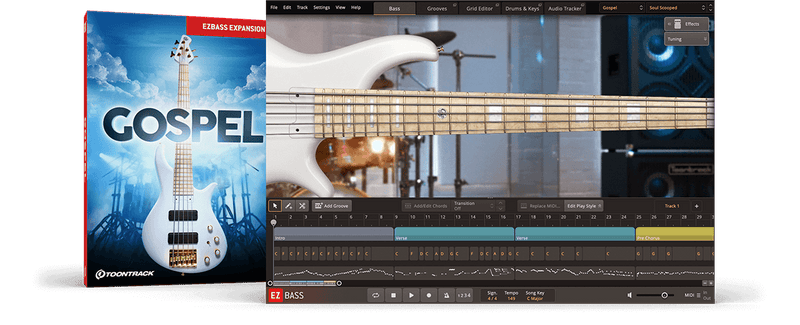 Toontrack Gospel EBX Expansion Pack for EZ Bass