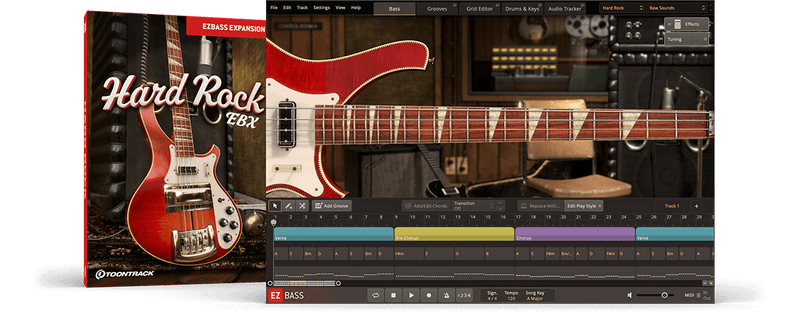 Toontrack Hard Rock EBX Expansion Pack for EZ Bass