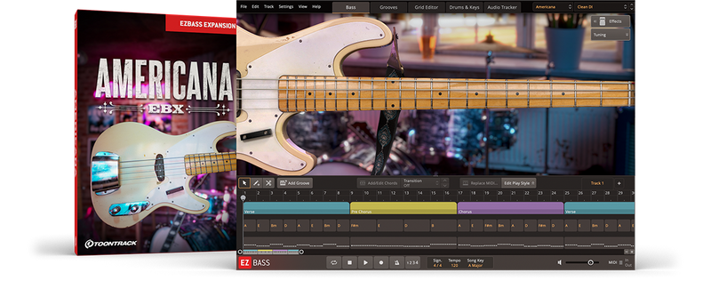 Toontrack Americana EBX Expansion Pack for EZ Bass