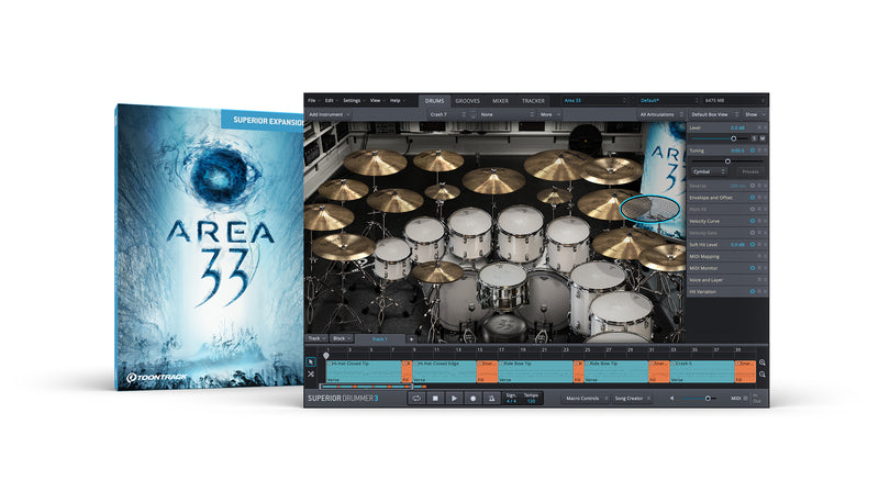 Toontrack Area 33 SDX Expansion Pack