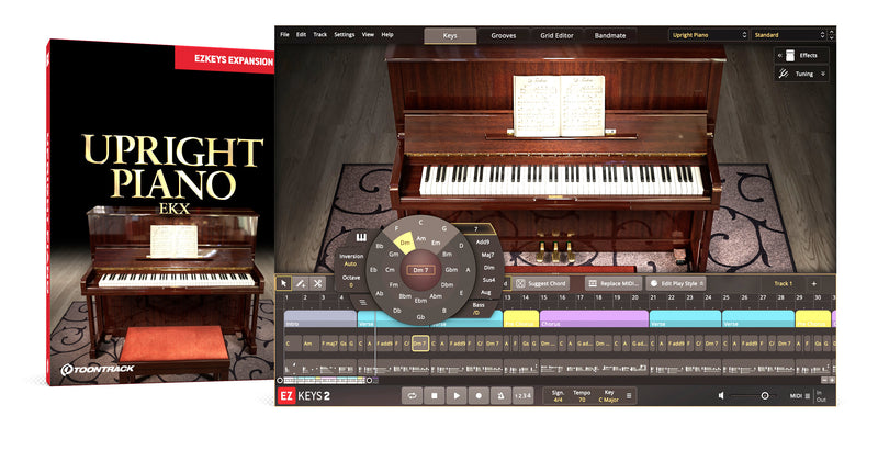 Toontrack EZ Keys Upright Piano EKX Expansion Pack