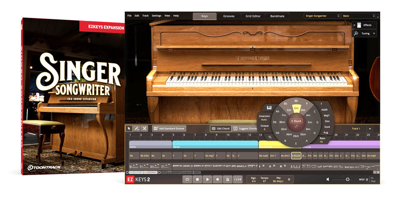 Toontrack EZ Keys Singer-Songwriter EKX Expansion