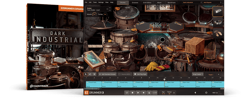 Toontrack Dark Industrial EZX Expansion Pack