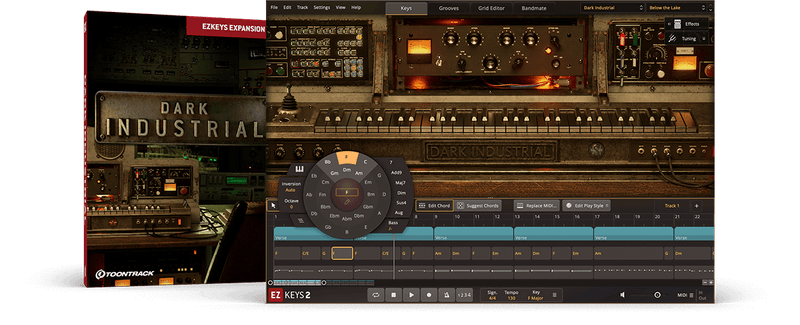 Toontrack EZ Keys Dark Industrial EKX Expansion