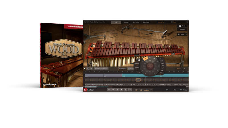 Toontrack EZ Keys Melodic Percussion - Wood EKX Expansion