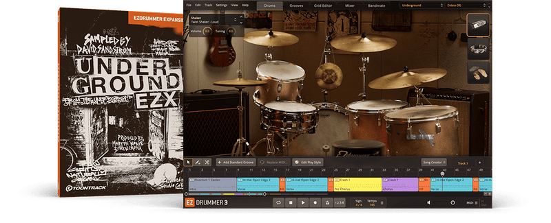 Toontrack Underground EZX Expansion Pack