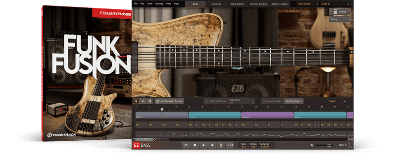 Toontrack Funk Fusion EBX Expansion Pack for EZ Bass