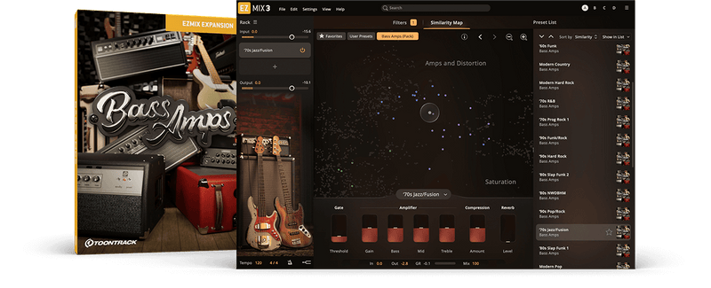 Toontrack Bass Amps EZmix Pack