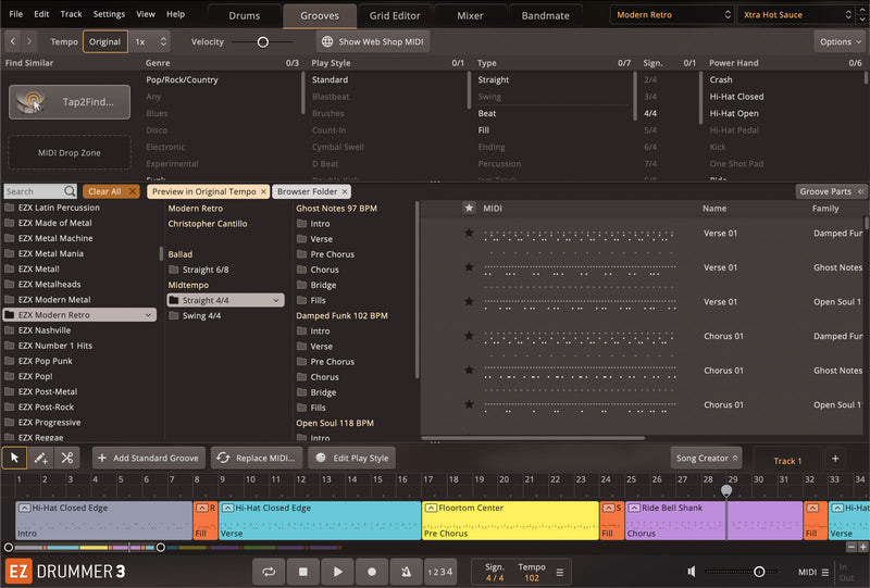 Toontrack Modern Retro EZX Expansion Pack