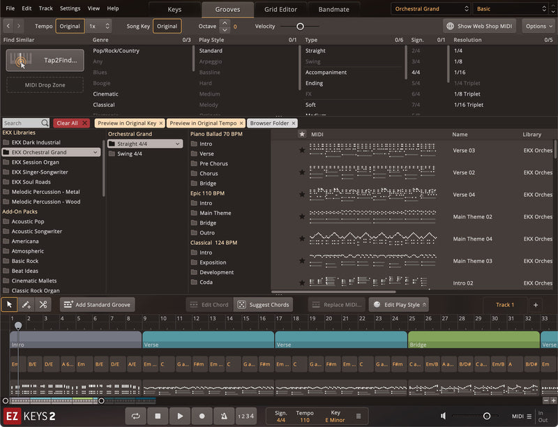 Toontrack EZ Keys Orchestral Grand EKX Expansion