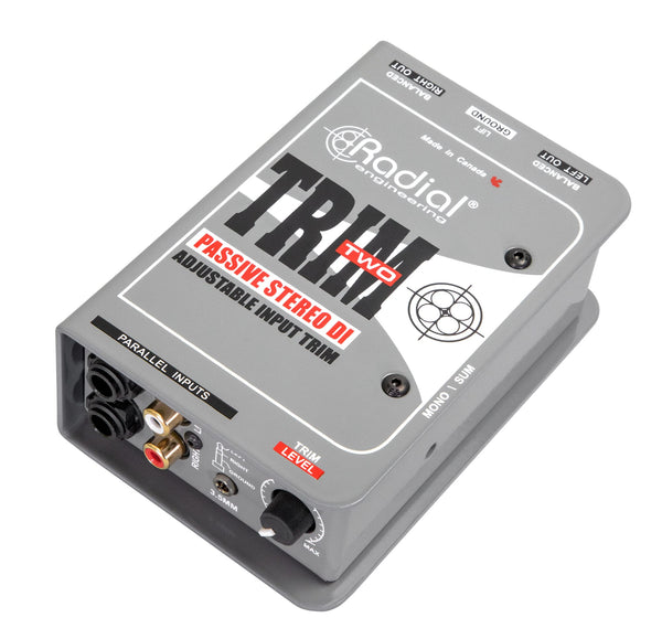 Radial Engineering Trim-Two Passive Stereo Direct Box with Level Control