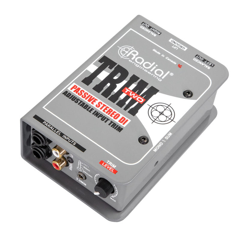 Radial Engineering Trim-Two Passive Stereo Direct Box with Level Control