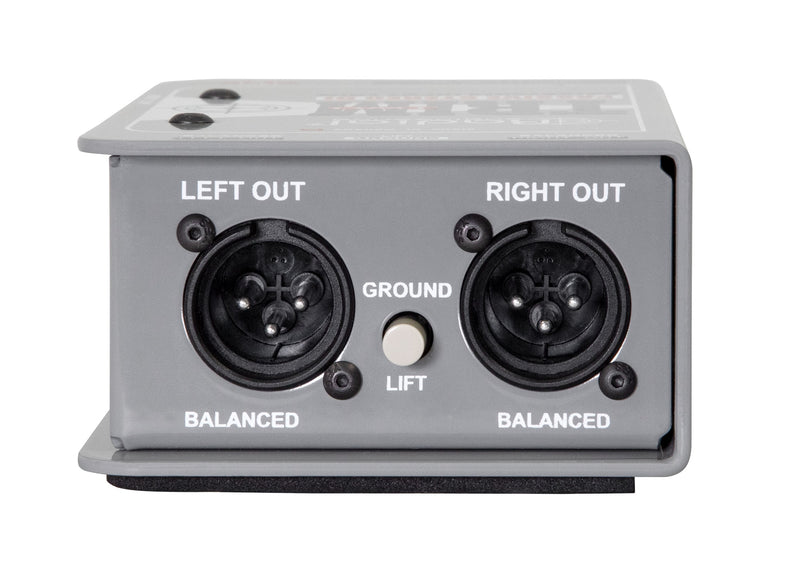 Radial Engineering Trim-Two Passive Stereo Direct Box with Level Control