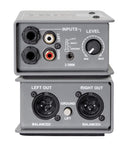 Radial Engineering Trim-Two Passive Stereo Direct Box with Level Control