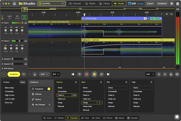 DJ.Studio Studio Edition DAW for DJ Mixing