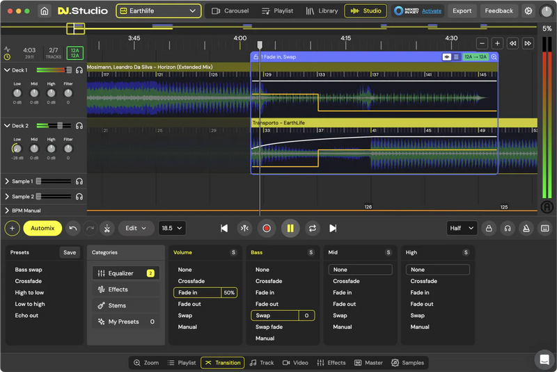 DJ.Studio Studio Edition DAW for DJ Mixing