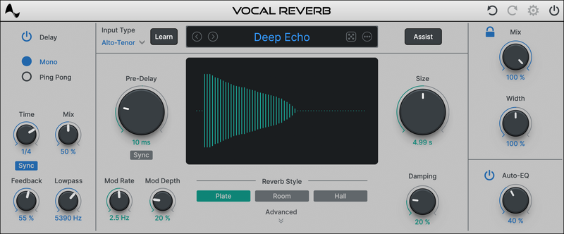 Antares Vocal Reverb Plug-In