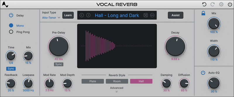 Antares Vocal Reverb Plug-In