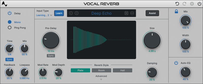 Antares Vocal Reverb Plug-In