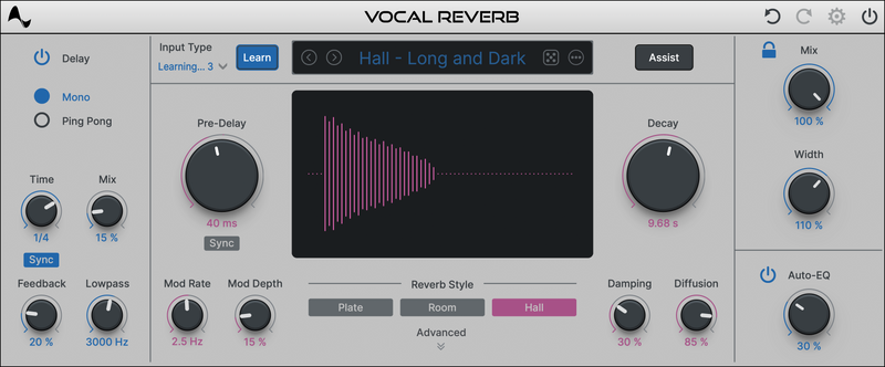 Antares Vocal Reverb Plug-In