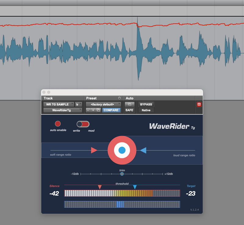Quiet Art WaveRider Tg Volume Riding Plug-In