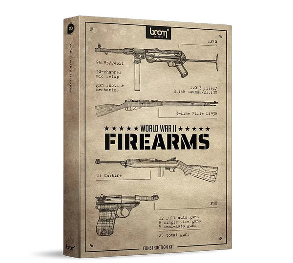 BOOM Library Boom World War 2 Firearms Construction Kit