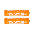 Sound Devices XL-B18650 Rechargeable Batteries (pk.2)