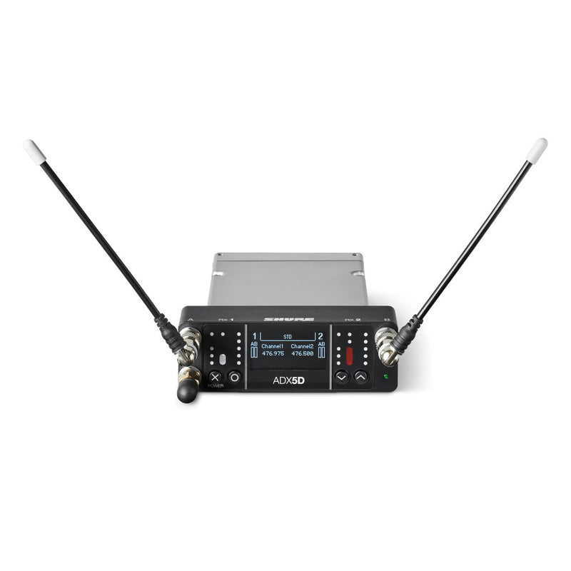 Shure Axient ADX5D Dual-Channel Portable Wireless Receiver