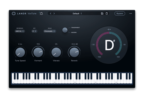 LANDR VoxTune Pitch Correction Plug-In