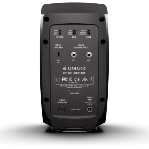 ADAM Audio D3V Active Desktop Monitor System (Pair, Black)
