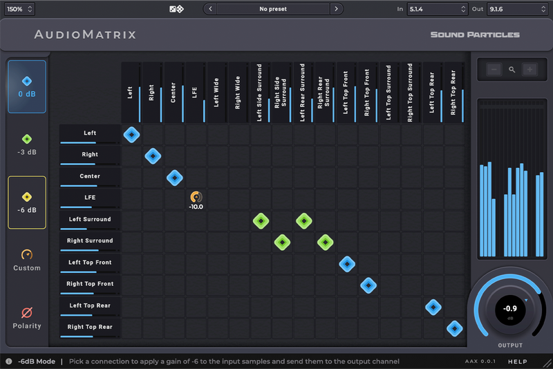 Sound Particles AudioMatrix Channel Routing Plug-In - EDU