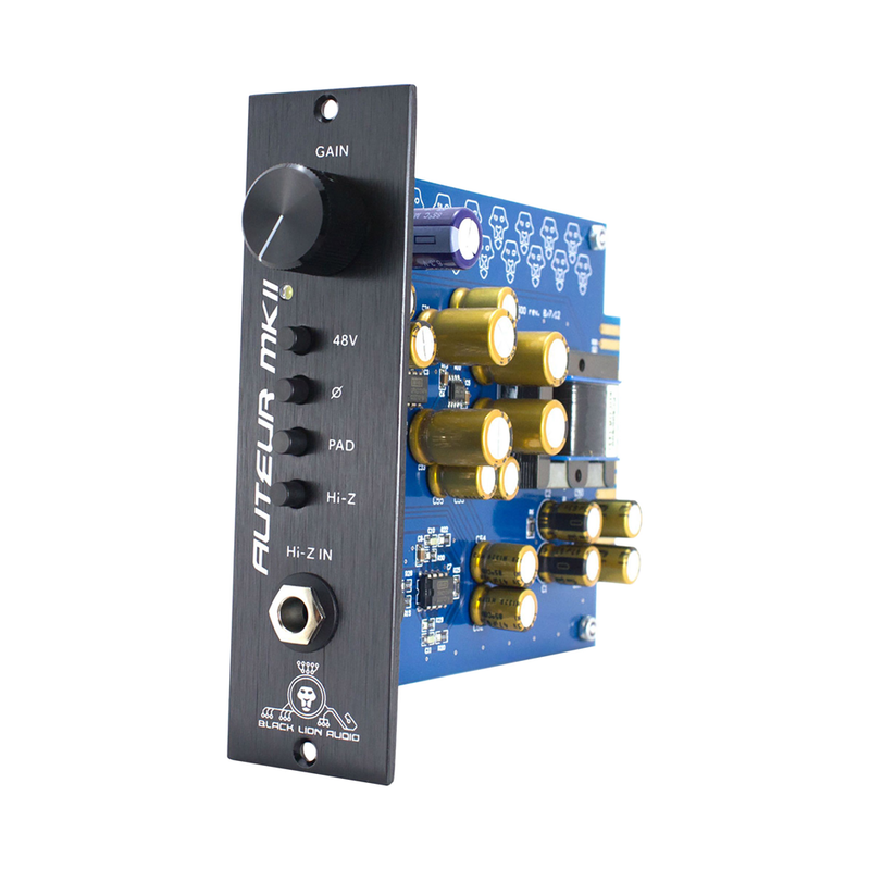 Black Lion Audio Auteur mkII 500 500-Series Mic Preamp