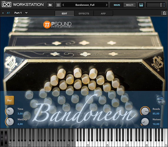 PSound Bandoneon Virtual Instrument