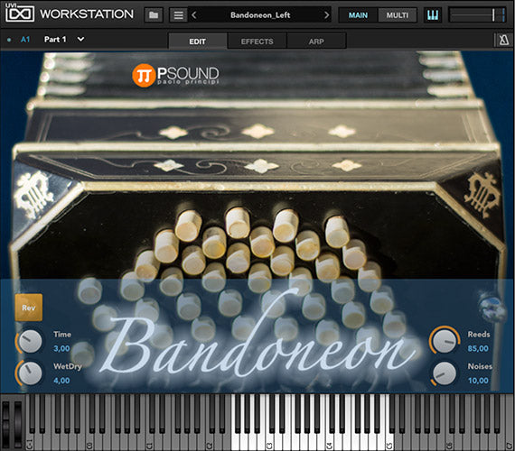PSound Bandoneon Virtual Instrument