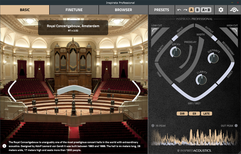 Inspired Acoustics Inspirata Personal Edition Stereo Convolution Reverb Workstation
