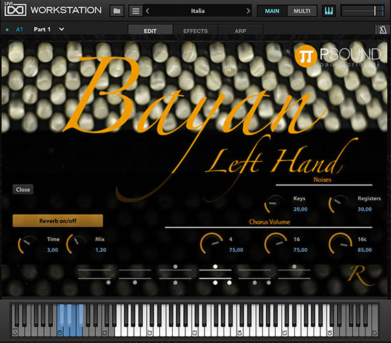 PSound Bayan Virtual Instrument