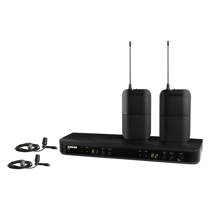 Shure BLX188/CVL Dual Wireless System with two CVL Lavalier Microphones