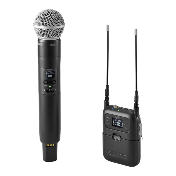 Shure SLXD25/SM58 Portable Wireless System with SM58® Handheld Transmitter