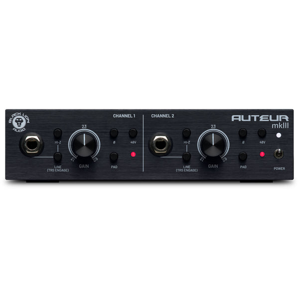 Black Lion Audio Auteur mkIII 2-Channel Mic Preamp