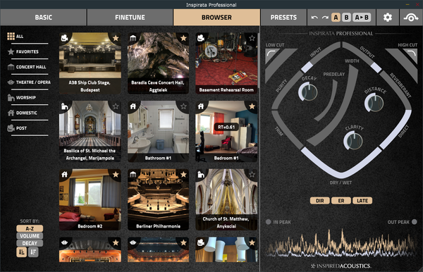 Inspired Acoustics Inspirata Immersive Edition Convolution Reverb Plug-In