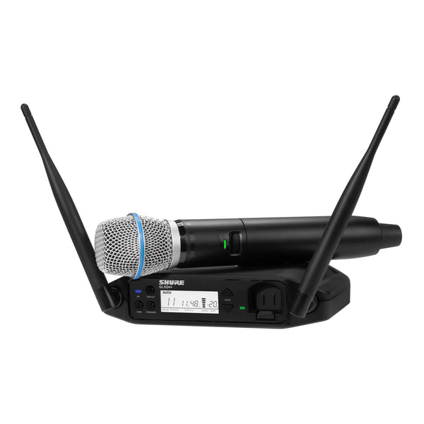 Shure GLXD24+/B87A Digital Wireless Handheld System with BETA®87A Vocal Microphone