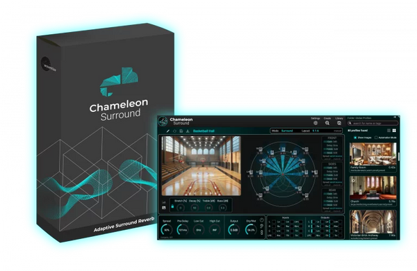Accentize Chameleon Surround Adaptive Reverb Plug-In