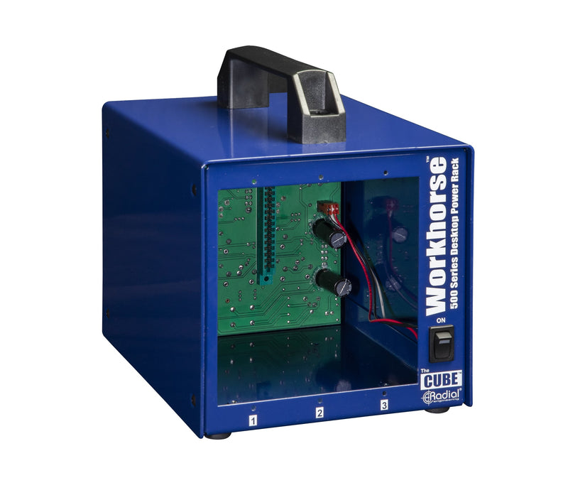 Radial Engineering Cube 3-Slot 500 Series Power Rack