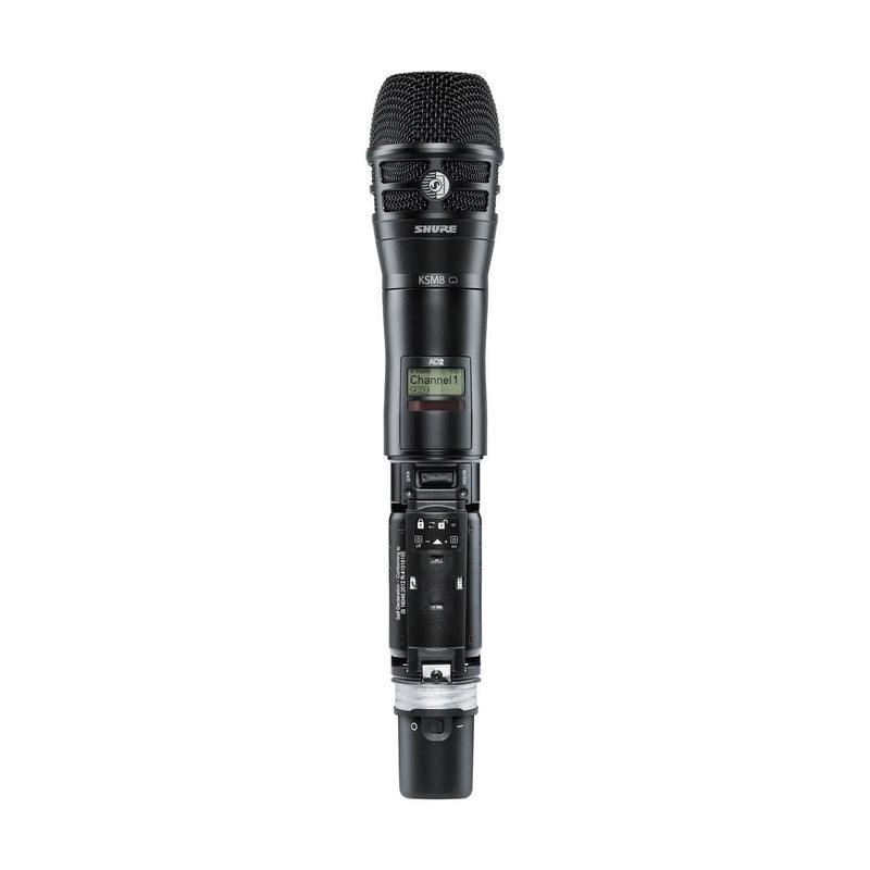 Shure Axient Digital AD2/KSM8 Handheld Wireless Microphone Transmitter