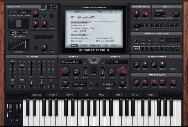 Synapse Audio Software Dune 3 Virtual Instrument
