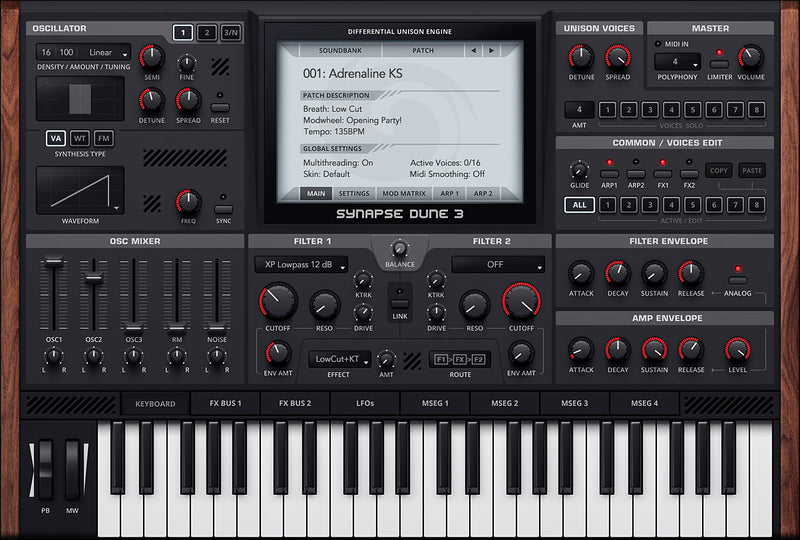Synapse Audio Software Dune 3 Virtual Instrument