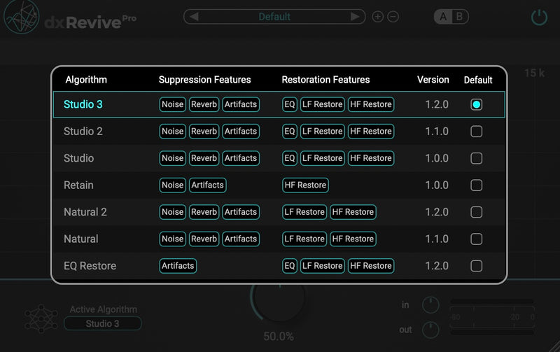 Accentize dxRevive Speech Restoration Plug-In